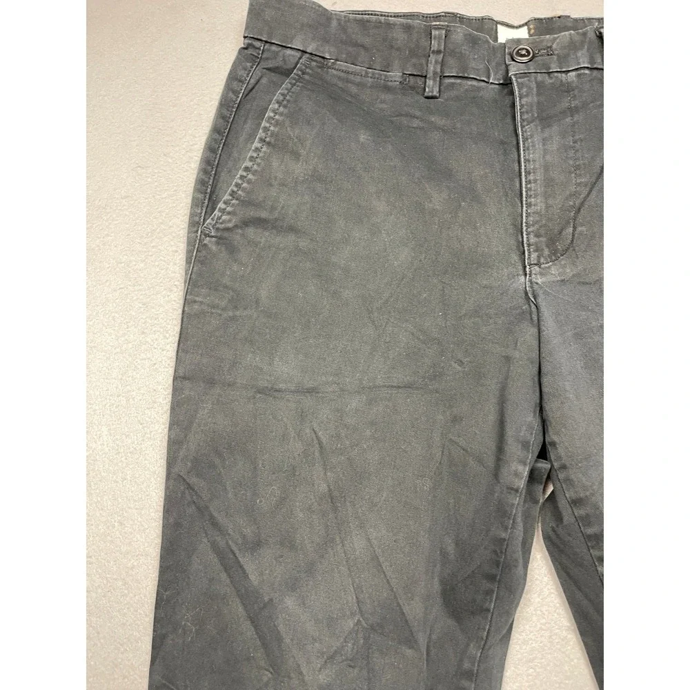 GAP Essential Khaki Slim Cotton Blend Black 32x32 Mens